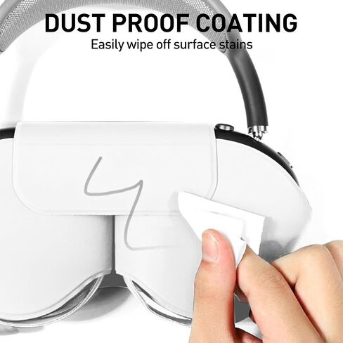 حافظة مصممة لجراب Airpods Max، حافظة واقية لسماعات الرأس لـ AirPod Max تدعم وضع النوم، مضادة للخدش والغبار، غطاء حقيبة سفر محمول لـ Apple Airpods Max (أسود) in Kuwait