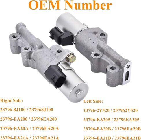 VVT valve Intake & Exhaust Camshaft Position Actuator Solenoid Valve Kit Replacement for Infiniti G35 for Nissan ALTIMA FRONTIER MAXIMA XTERRA 23796EA20B 23796EA20A in Saudi Arabia