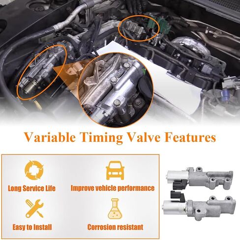 VVT valve Intake & Exhaust Camshaft Position Actuator Solenoid Valve Kit Replacement for Infiniti G35 for Nissan ALTIMA FRONTIER MAXIMA XTERRA 23796EA20B 23796EA20A in Saudi Arabia