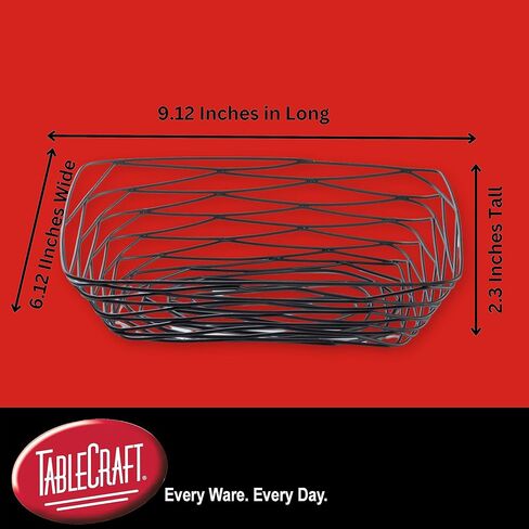 Tablecraft 9" Rectangular Basket – Artisan Series in Saudi Arabia