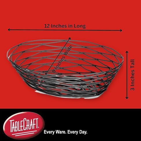 Tablecraft 9" Rectangular Basket – Artisan Series in Saudi Arabia