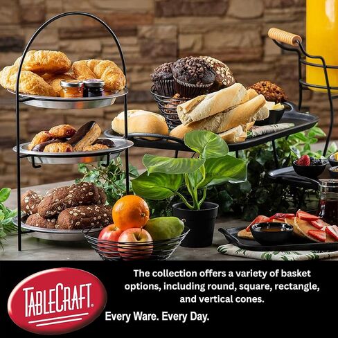 Tablecraft 9" Rectangular Basket – Artisan Series in Saudi Arabia