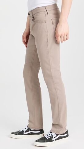 PAIGE Men's Federal Slim Straight Twill Pants in Saudi Arabia