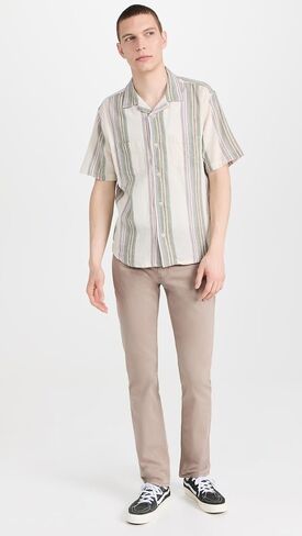 PAIGE Men's Federal Slim Straight Twill Pants in Saudi Arabia