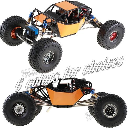 1.9 RC Crawler Tires and Wheels Beadlock Rims Upgrades Part for 1/10 Axial SCX10 SCX10 II 90046 SCX10 III AXI03007 TRX4 D90 RC Crawler.(4pcs Gold) in Saudi Arabia