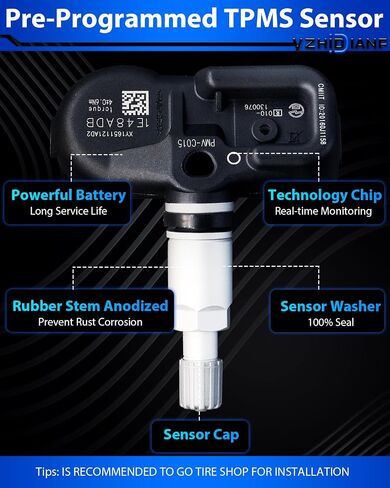4260706030 Pre-Programed Tire Pressure Sensor Fit for:-Toyota Camry Corolla Avalon 4runner c-hr Land Cruiser Prius for:-rav4 Tacoma Tundra Sequoia for:Lexus ls500h rx350, 315Mhz TPMS (4) in Saudi Arabia