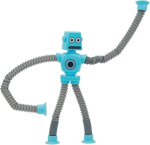 Robot Puzzle Toy with Stretch Tube, Telescopic Suction Cup Robot Toy Flexible for Home in Saudi Arabia