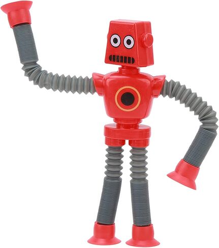 Robot Puzzle Toy with Stretch Tube, Telescopic Suction Cup Robot Toy Flexible for Home in Saudi Arabia