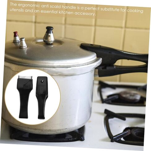 1 Pair Pressure Cooker Lid Handle Pressure Cooker Handle Grip Anti Scalding Pressure Cooker Grip Convenient Pot Handle Sauce Pot Handles Pan Grips Handle Metal Pot Cover Bakelite in Saudi Arabia
