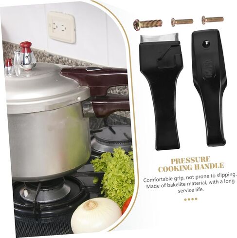 1 Pair Pressure Cooker Lid Handle Pressure Cooker Handle Grip Anti Scalding Pressure Cooker Grip Convenient Pot Handle Sauce Pot Handles Pan Grips Handle Metal Pot Cover Bakelite in Saudi Arabia