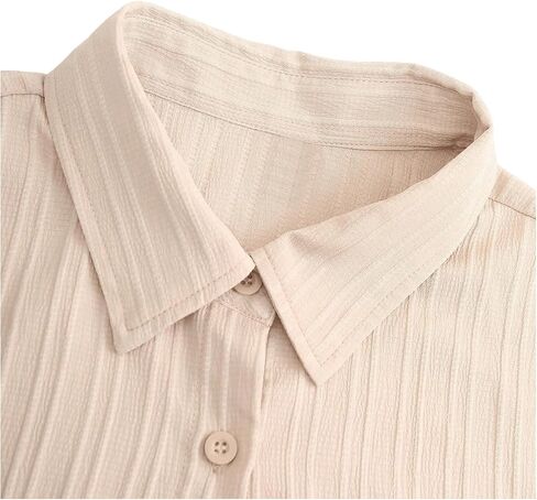 COZYEASE Men's 2 Piece Outfit Short Sleeve Button Down Shirt Loose Pants Set Summer Beach Vacation Outfits in Saudi Arabia
