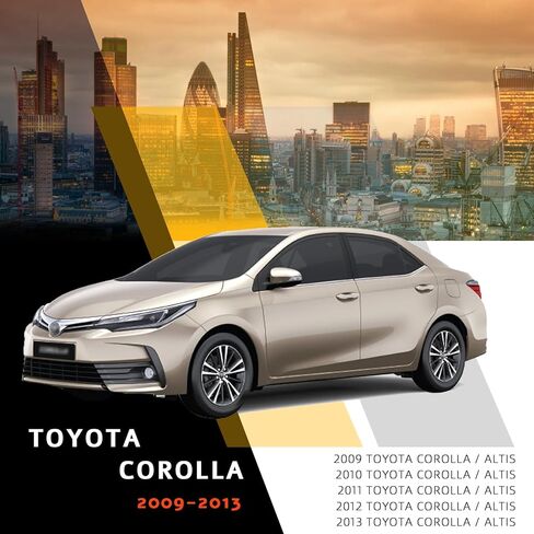 قالب حافة ناقل الحركة، شريط تقليم جانبي سفلي لوحدة التحكم المركزية مناسب لسيارة Toyota Corolla 2009-2013، استبدال # 55432-02220 55433-02310، فضي رمادي in Kuwait