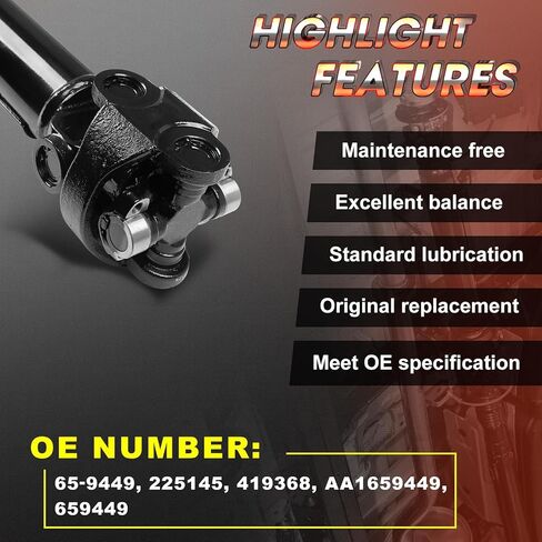مجموعة عمود الدفع الأمامي مناسبة لفورد F-350 1995-1996 OE # AA1659449, 659449-ناقل حركة أوتوماتيكي فقط in Saudi Arabia