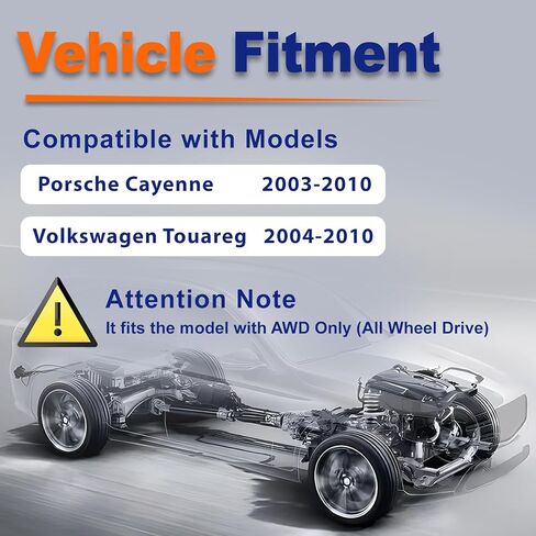 DriveXpert عمود الدفع الخلفي عمود الدعامة مجموعة عمود الإدارة مناسب لبورشه كايين (باستثناء TurboS) 2003-2010 | فولكس فاجن طوارق 2002-2010 استبدال #7L6521102J، 7L6521102M in Kuwait