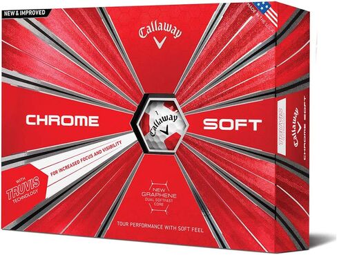 Callaway Golf Chrome Soft Truvis Golf Balls, (One Dozen), Prior Generation in Saudi Arabia