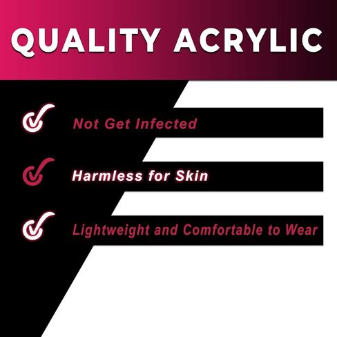 6 جرام 6 قياس 4 مللي متر سدادات أذن أكريليك سوداء حلزونية ABIY ثقب الأذن 2 قطعة in Kuwait