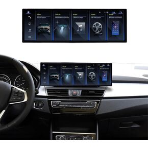 14.9 lnch Linux System Panoramic Screen Upgrade for BMW 2 Series F46 2016-2017, Low-Profile Floating Console Display, Retain Factory NBT Evo iDrive System (EVO) in Kuwait