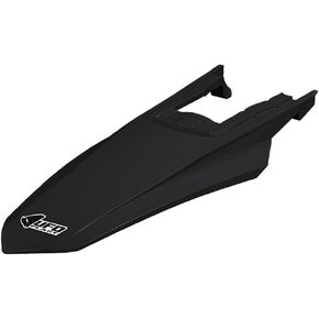 UFO Plast Rear Fender Black - Replacement Motorcycle Plastic - Compatible with KTM 250/350/450 SX-F/XC-F/125/250/300 SX/250/300 XC 2023-2026/125 XC 2023-2025 - KT05010#001 in Kuwait