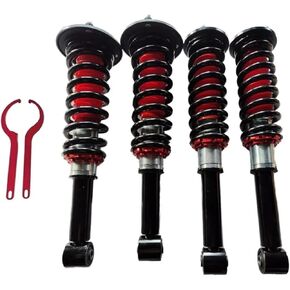 الصدمات، مخمد الارتفاع القابل للتعديل متوافق مع Rover Discovery LR3 LR4 L320 Coilover Spring ممتص الصدمات LR011932 RNB000856 (الأمامي الأيسر) in Kuwait
