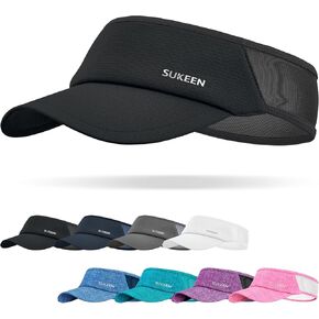 Sukeen Sports Sun Visor Women Men Lightweight Portable Cooling Stretchy Visor Hat for Running, Golf, Daily Wear in Saudi Arabia