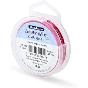 Artistic Wire, 18 Gauge (1.0 mm), Magenta, 10 yd (9.1 m) in Kuwait