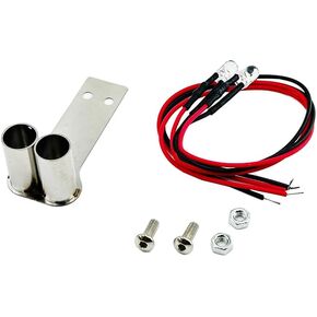 1Set RC سيارة محاكاة العادم الأنابيب المعدنية الذيل الحلق ل 1/10 RC سيارة شاحنة لتقوم بها بنفسك لعبة مجسمة بناء أجزاء (نمط 2) in Kuwait