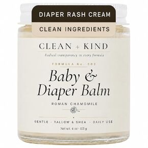 Organic Diaper Balm – 4 oz Baby Diaper Rash Cream – Soothes & Protects Sensitive Skin with Grass-Fed Tallow, Shea Butter, Jojoba & Calendula – Petroleum-Free, Organic Baby Balm in Saudi Arabia