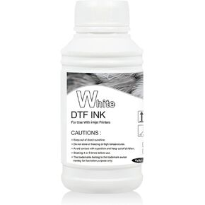 MZK DTF Ink Premium DTF Transfer for PET Film, Refill for DTF Printers Ink, Heat Transfer Printing Direct to Film (1x 500ml White) in Kuwait