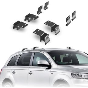 Universal Steel Roof Rack Mounting Bracket, Compatible with Flush and Raised Side Rails, for Cargo Carrier, Roof Box, Cars, SUVs in Saudi Arabia