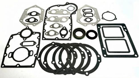 48-755-33-S OVERHAUL KIT PISTONS VALVES GASKET SET RODS Compatible with KOHLER K582 23 HP in Kuwait