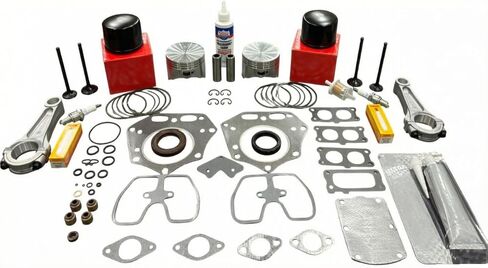 11028-6319 13001-7025 MASTER REBUILD KIT PISTONS GASKETS RODS VALVES FX751V FX801V FX850V Replacement for KAWASAKI OEM in Kuwait