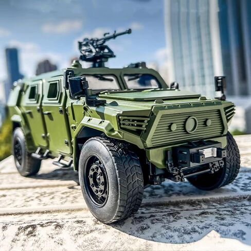 MOUDOAUER 1/18 Scale Chinese 3th Generation Off Road Vehicle Model Fighter Military Model Alloy Tank Model for Collection in Kuwait
