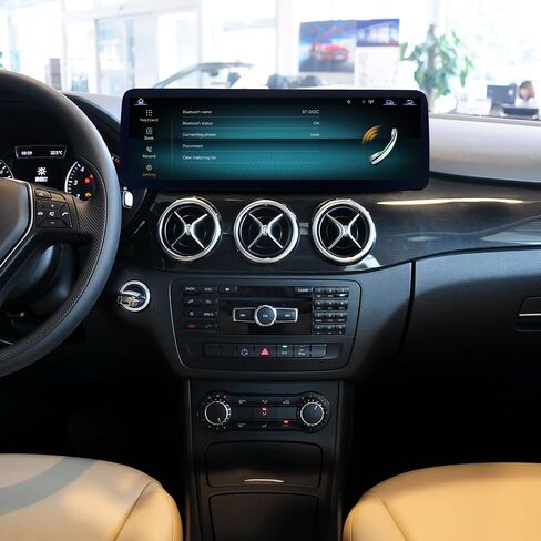 شاشة Linux بانورامية مقاس 14.9 بوصة لسيارة Mercedes Benz B Class W246 2015-2018، تناسب مباشرة على قاعدة المصنع، CarPlay اللاسلكي وAndroid Auto، وصلة صوت بلوتوث أصلية (NTG 5.0) in Kuwait