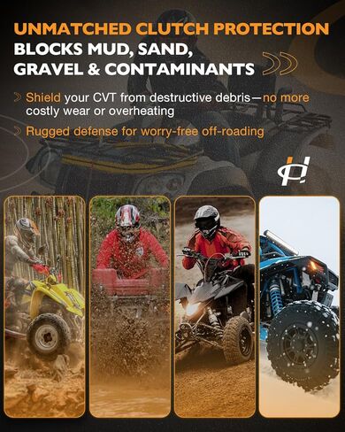 غطاء القابض الخارجي، متوافق مع 2012-2020 Polaris RZR 570/RZR 900 والمزيد، استبدل # 2634179 غطاء القابض الخارجي البلاستيكي CVT in Kuwait