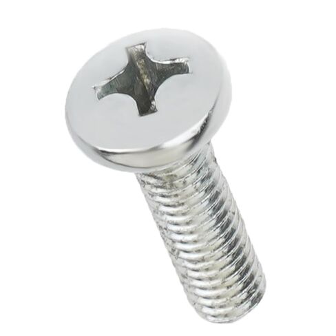 License Plate Metric Screws 100Pcs - Rustproof Phillips Pan Head Screws Eco-Friendly for Domestic Vehicle| Bulkpack Anti-Rattle Bolts Lead-Free & Nickel-Free for Car Dealership in Kuwait