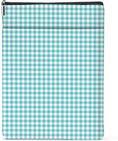 Gingham Book Sleeve,Plaid Checkered Book Sleeve Pouch Protector for Paperbacks Bookish Gifts Reading Accessories for Women Colleagues Counselor Classmates Birthday Christmas Anniversary Graduation in Saudi Arabia