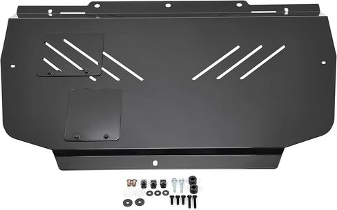 ALMULOO Engine Splash Shield أسود متوافق مع 2016-2021 Honda Civic مسحوق الألومنيوم المطلي in Kuwait