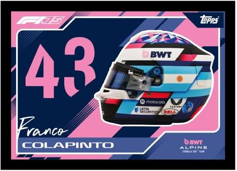 Topps Formula 1 Sticker Collection 2025 - Complete Sticker and Album Set (Contains a 40 Page Album Plus All 156 Stickers Including 36 foil Stickers and 10 kiss-Cut car Stickers). in Kuwait