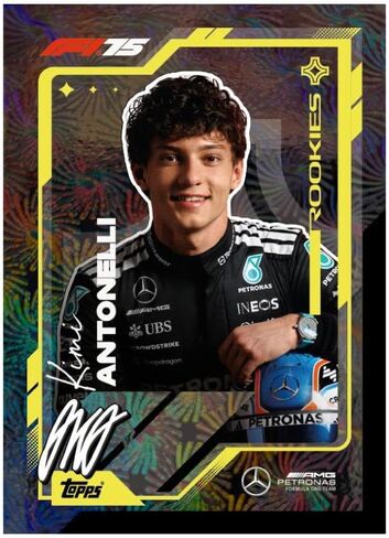 Topps Formula 1 Sticker Collection 2025 - Complete Sticker and Album Set (Contains a 40 Page Album Plus All 156 Stickers Including 36 foil Stickers and 10 kiss-Cut car Stickers). in Kuwait