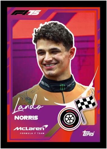Topps Formula 1 Sticker Collection 2025 - Complete Sticker and Album Set (Contains a 40 Page Album Plus All 156 Stickers Including 36 foil Stickers and 10 kiss-Cut car Stickers). in Kuwait