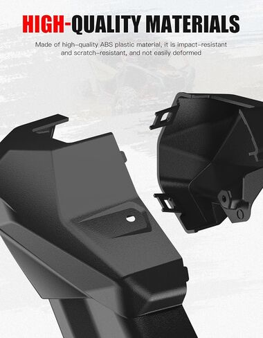 أغطية تقليم القفص المركزي لملحقات Can-Am Maverick X3 MAX 4 أبواب 2017-2026، لوحة حماية القفص المركزي البلاستيكية LH&RH ABS، استبدال مباشر لـ #705015490#705015489، قطعتان in Kuwait