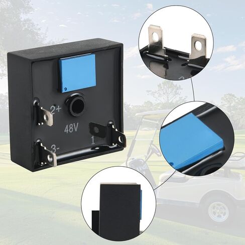 Brake Light Timer Relay, Replacement 30 Second Brake Switch Fit for 12V, 24V, 36V, 48V Golf Cart Safety Boost in Kuwait