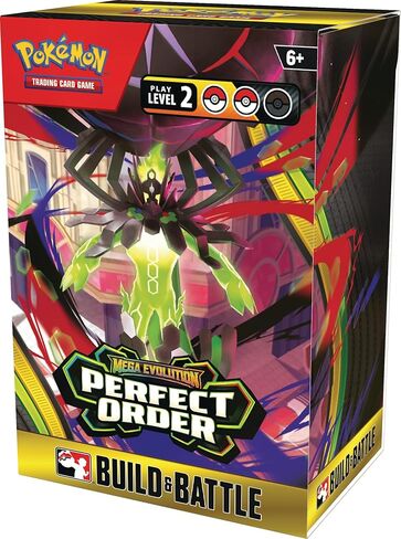 Pokémon TCG: Mega Evolution—Perfect Order Build & Battle Box in Kuwait