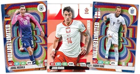 Adrenalyn XL Panini World Cup 2026 Pack of 8 Soccer Cards Look for Top Stars Like Ronaldo, Messi, Yamal and More! in Kuwait