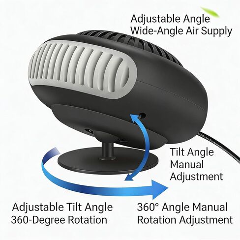 ABS Windshield Deicer 12-24V Easy Installation for Immediate Warmth and Safe Commutes in Cold ABS Fan in Saudi Arabia