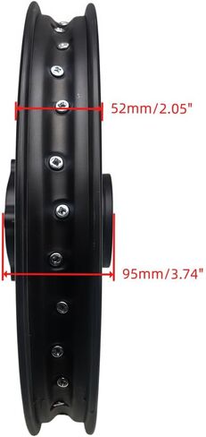 14" Front Wheel Rim for 110cc 125cc Dirt Bike tao TTR SSR CRF Apollo 12mm Axle in Kuwait
