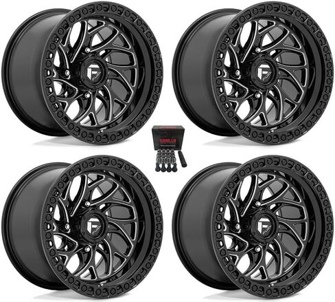 Fuel Runner 15" UTV Wheels Black 15" Can-Am Maverick X3 / Pioneer 1000 in Kuwait