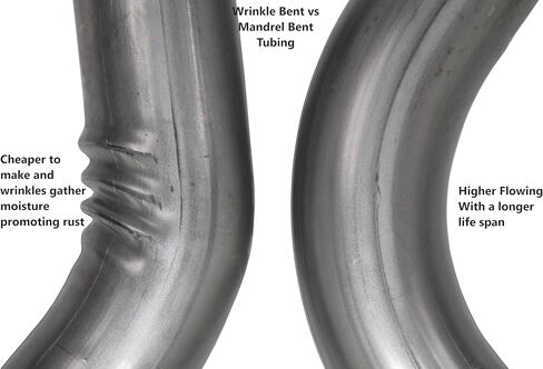 Fits 2000-2006 Chevy GMC 2500 3" Dual Truck Exhaust Dual inlet 2 Chamber Side Exit in Kuwait