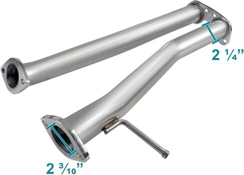 Spec-D Tuning Dual Exhaust Catback System Burnt Tip Compatible with 2003-2007 Infiniti G35 2Dr Coupe in Kuwait