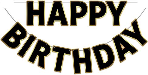Happy Birthday Banner - 9ft Pre-Strung Happy Birthday Sign for Women, Men, Girls, Boys - No DIY Birthday Decorations & Party Supplies(Macaron) in Kuwait